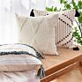 18X18 Boho Farmhouse Sofa Couch Decor Xmas White Handmade Tufted Throw Pillow Cover