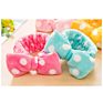 1 Pc Women Hair Band Girls Make up Wash Face Head Band for Cosmetic Flannelette Bows Elastic Headband for Bath Shower