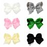 1 Pcs/Lot Girl Boutique Bows with Clip Grosgrain Ribbon Lace Bow Hairpins Kids Hair Accessories