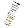 1 Piece Chrome Stainless Tie Clips Scissors Ax Car Owl Sword Hammer Shape Metal Tie Clip for Men Necktie Clips Pin for Mens Gift