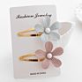 1Pair Flower Baby Hair Clips Set Cute Solid Baby Barrette Hairpins for Girls Daily Life Newborn Infant Hair Accessories