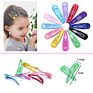 20Pcs 5Cm Snap Hair Clips for Hair Clip Pins Bb Hairpins Color Metal Barrettes for Baby Children Women Girls Styling Accessories