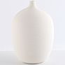 21Cm Simple Lines Design Body Shape Ceramic Flower Ornament Vases