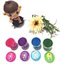 24 Pieces Assorted Toy Mermaid Self-Inking Stamps Set for Kids Arts & Crafts Game Gift
