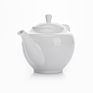 28Ceramics Hotel Ceramic Teapot , White Ceramic Tea Pot, Plain White Porcelain Teapot