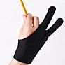 2 Finger Anti-Fouling Artists Gloves Right and Left Hand Painting Finger Cot Fits for Drawing Tablet Graphics Designing