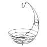 2 Tier Wall Hanging Metal Iron Wire Fruit Bowl Basket Banana Holder