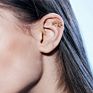 316L Surgical Steel Life Tree Top Clear Cz Labret Helix Tragus Piercing Cartilage Earring Studs