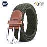 3517 Woven Braided Elastic Waist Belt Woman Leisure Elastic Sport Belt