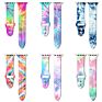 38Mm 40Mm 44Mm 42Mm Rubber Printing Silicon Prints Strap for Apple Watch Printed Tie Dye Silicone Apple Watch Band