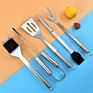 3 Pack Home Solutions Grill Tools Set with Barbecue Accessories Stainless Steel Bbq Utensils Grilling Kit