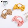 3Cm Wide Rubber Bands Baby Hair Ring European and American Bowknot Circle Band