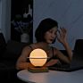 3D Printed Bedroom Decoration Colorful Touch Control Warm Night Light Magnetic Levitation Floating Saturn Table Lamp