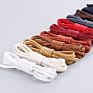 3Mm round Cotton Waxed Shoelace Boot Colorful Shoelace Woven round Shoe Laces for Dress