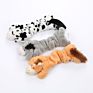 3Pack Donkey Pet Toys Crinkle No Stuffing Animals Dog Plush Chew Toy