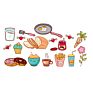 3Pcs Wall Sticker 3D Stereo Pvc Environmental Sticker, Air Balloon &Kkitchen Wall Stickers