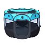 45" Portable Foldable Pet Carrier Tent Dog House Playpen Cage Dog Easy Operation Octagon Heavy Dog Playpen