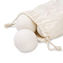 6 Pack Eco Friendly Laundry Wool Dryer Balls with Cotton Bag