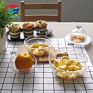 700Ml Clear Stackable round as Plastic Salad Bowl Mixing Bowl for Home and Restaurant
