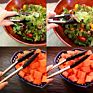 7,9,12 Inches Kitchen Gadgets Utensil Set Locking Tongs Bbq Grill Accessories Oven Baking Tools Cooking Silicone Tongs