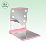 8 Led Lighted Makeup Vanity Mirror Travel Portable Compact Pocket Mirror