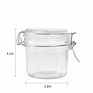 8 Oz Airtight Glass Jars with Rubber Gasket Lid, Small Storage Glass Canister with Hinged Lid for Kitchen