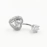925 Sterling Silver Belly Button Ring Heart Belly Ring for Women