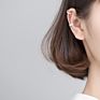 925 Sterling Silver Crown Shape Clip on Earrings Ear Cuffs No Pierce Earings Jewelry for Women Lady