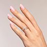 925 Sterling Silver Jewelry Women Pave Diamond Cz Finger Ring