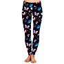92% Polyester 8% Spandex 230Gsm Buttery Soft Colorful Butterfly Leggings
