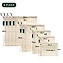 9 Set Mesh Drawstring Washable Vegetable Fruit Grocery Bag Storage Mesh Pouch Reusable Shopping Bags