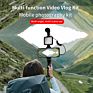 All-In-One Smartphone Vlogging Video Kit with Shotgun Microphone Phone Holder and Tripod