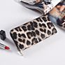 Animal Printed Cheetah Clutch Zipper Coin Purse Leopard Pattern Card Holder Long Women Leather Wallet