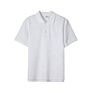 Anti-Pilling Men Breathable Plain Grey Knitted Polo T Shirts