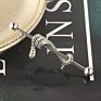 Antique Gold Plated Coiled Snake Industrial Barbell Earring