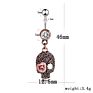 Antique Skull Rose Design Punk Belly Ring Piercing Jewelry