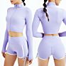 Arrical Women Jacket Running Gym Tops Ladies Tight Sports Jacket Cropped