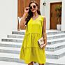 Arrivals Casual Dresses plus Size Solid Loose Pleated T-Shirt Women Clothing