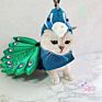 Arrive Funny Cute Peacock Halloween Christmas Costume for Cats Dogs Small Animals