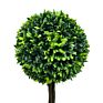 Artificial Plastic Plant Boxwood Grass Ball Ornament with Pot Supermarket Garden Shop Decoration