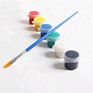 Astm D4236 Certificates Acrylic Paint Pots Strip 5Ml with Paint Brush