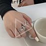 Aug Jewelry Mixed Mixed Batch Optional 925 Silver Female Old Vintage Jewelry, Opening Adjustable Thai Silver Ring