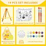 Aureuo Pre-Printed Canvas Science Nature Themed Boy Painting Set Diy Painting Kits for Kids