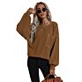 Autumn and Women's Foreign Trade Long-Sleeved T-Shirt Loose Long-Sleeved Sweater