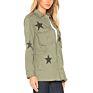 Autumn Clothing Design Star Outdoor Wear Military Jacket for Women