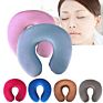 B1135 Soft Slow Rebound Space Memory Foam Neck Pillows Travel Pillow Solid Neck Cervical Healthcare U Shape Pillow