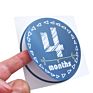 Baby 12 Monthly Photo Props Pregnant Woman Commemorative Sticker Baby Milestone Stickers for Girl or Boy Infant Onesie
