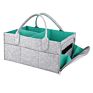 Baby Diaper Organizer Caddy Felt Changing Nappy Bag