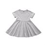 Baby Girl Cotton Dress Girls Short Sleeve Soild Color Dresses Boutique Girls Skirts