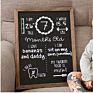 Baby Monthly Milestone Wood Framed Chalkboard 12" X 16"